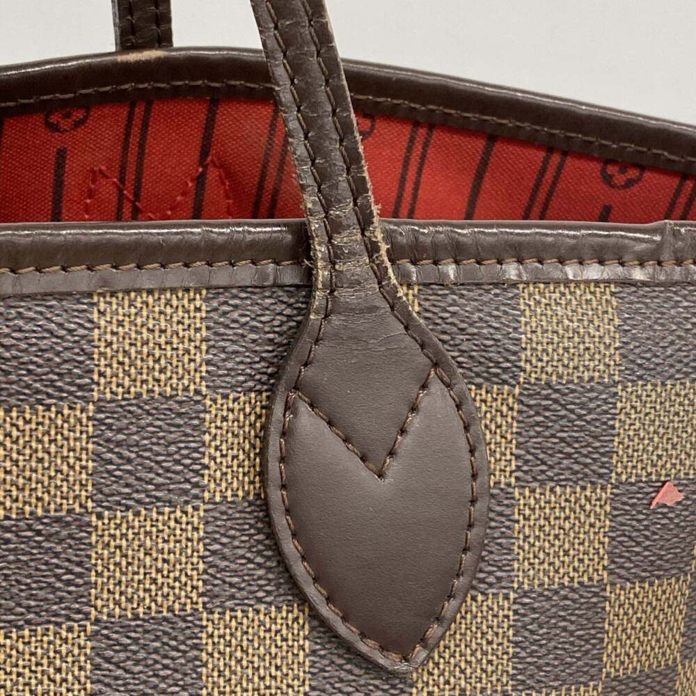 LOUIS VUITTON Brown Damier Neverfull MM Tote Bag - Picture 9 of 11